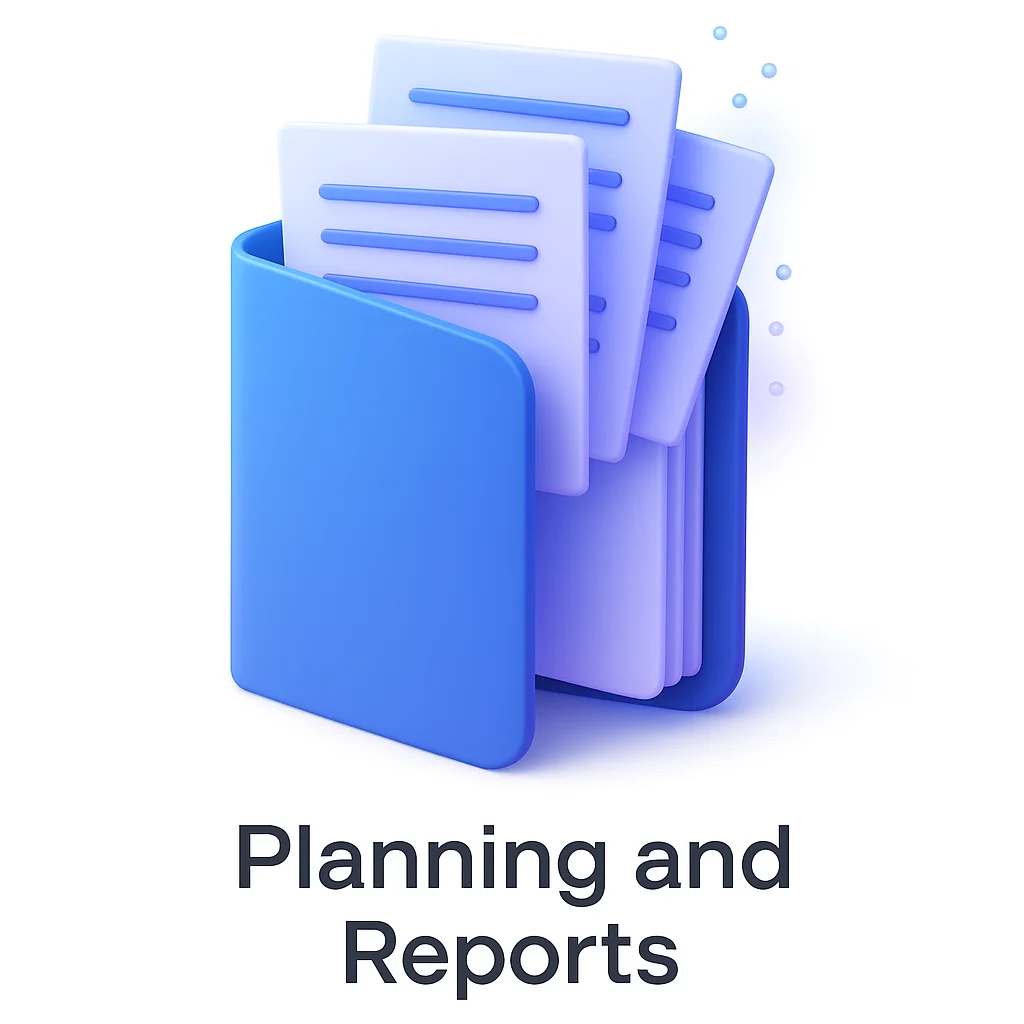 Planning and Reports Management Templates icon