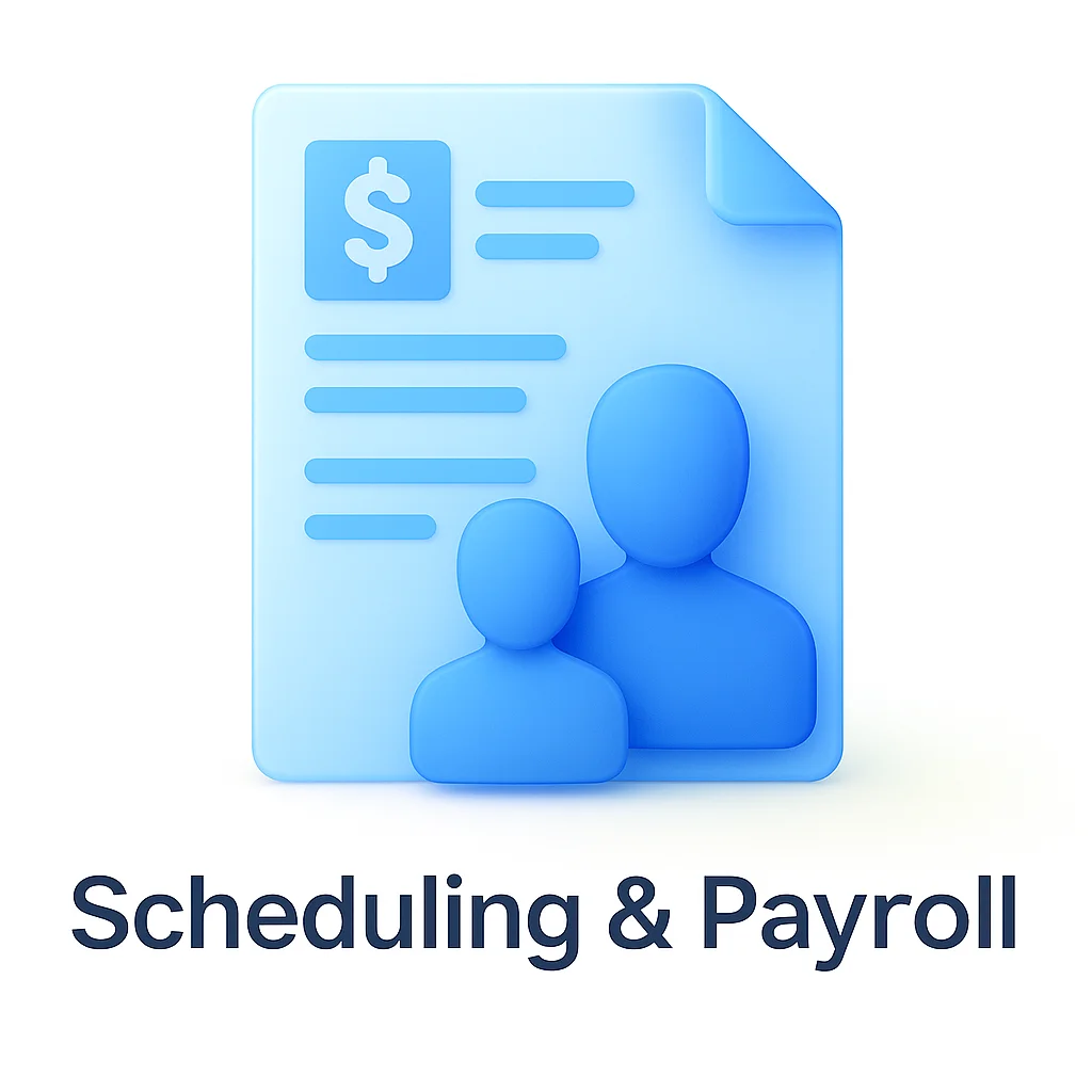 Time Tracking and Payroll Automated Online icon
